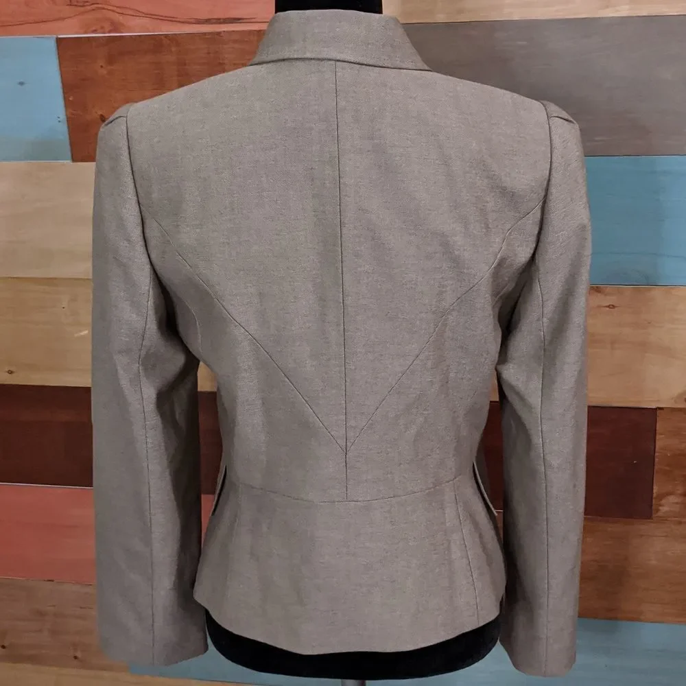 Size six tahari tan blazer